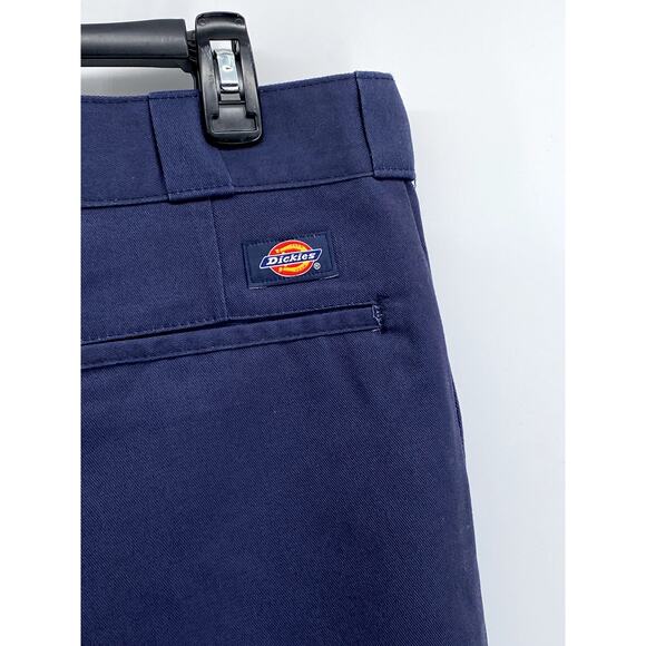 DICKIES Men's Navy Blue 874 Original Fit Straight-Leg Work Pants SZ 46x32 - Picture 5 of 10